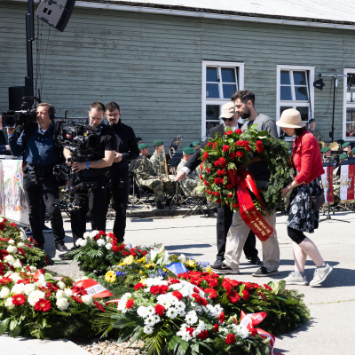 Befreiungsfeier 2025 Kranzniederlegungen © MKÖ/Alissar Najjar