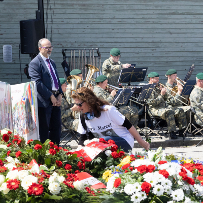 Befreiungsfeier 2025 Kranzniederlegungen © MKÖ/Alissar Najjar