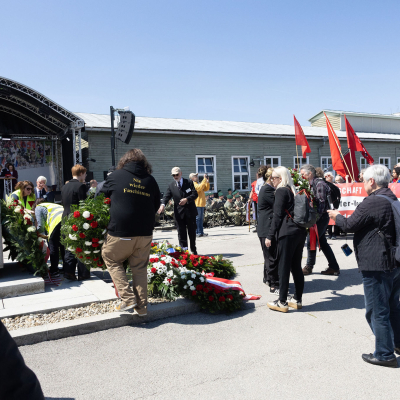 Befreiungsfeier 2025 Kranzniederlegungen © MKÖ/Alissar Najjar