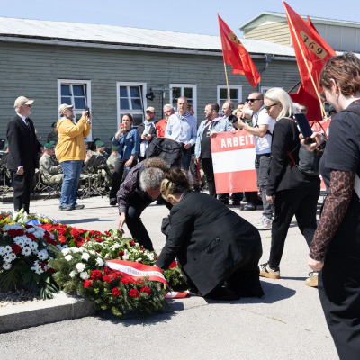 Befreiungsfeier 2025 Kranzniederlegungen © MKÖ/Alissar Najjar