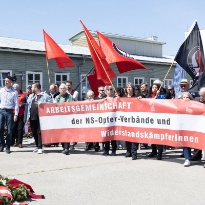 Befreiungsfeier 2025 Kranzniederlegungen © MKÖ/Alissar Najjar