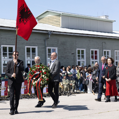 Befreiungsfeier 2025 Kranzniederlegungen © MKÖ/Alissar Najjar