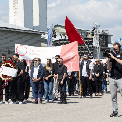 Befreiungsfeier 2025 Kranzniederlegungen © MKÖ/Alissar Najjar
