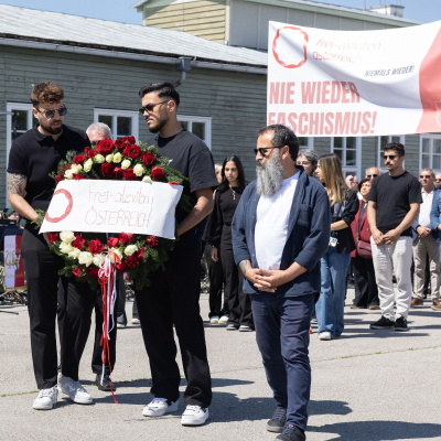 Befreiungsfeier 2025 Kranzniederlegungen © MKÖ/Alissar Najjar