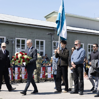 Befreiungsfeier 2025 Kranzniederlegungen © MKÖ/Alissar Najjar