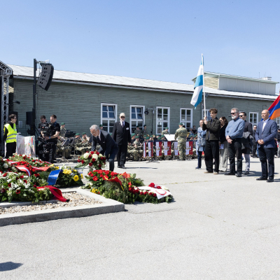 Befreiungsfeier 2025 Kranzniederlegungen © MKÖ/Alissar Najjar