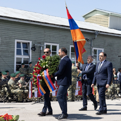 Befreiungsfeier 2025 Kranzniederlegungen © MKÖ/Alissar Najjar