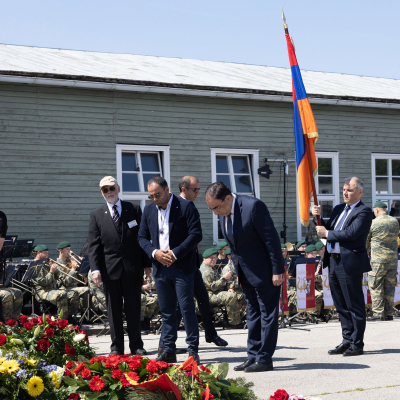 Befreiungsfeier 2025 Kranzniederlegungen © MKÖ/Alissar Najjar