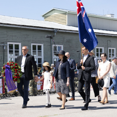 Befreiungsfeier 2025 Kranzniederlegungen © MKÖ/Alissar Najjar