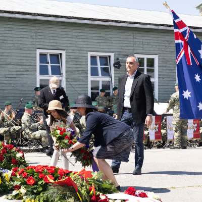 Befreiungsfeier 2025 Kranzniederlegungen © MKÖ/Alissar Najjar