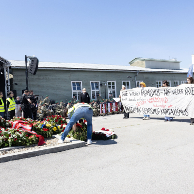 Befreiungsfeier 2025 Kranzniederlegungen © MKÖ/Alissar Najjar