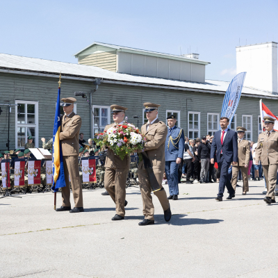 Befreiungsfeier 2025 Kranzniederlegungen © MKÖ/Alissar Najjar