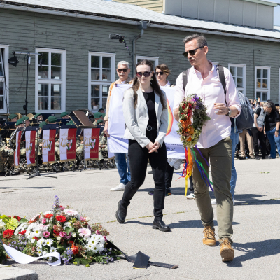 Befreiungsfeier 2025 Kranzniederlegungen © MKÖ/Alissar Najjar