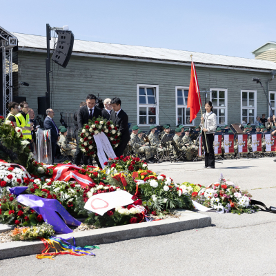 Befreiungsfeier 2025 Kranzniederlegungen © MKÖ/Alissar Najjar