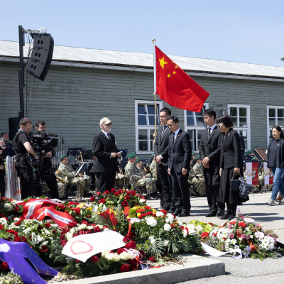 Befreiungsfeier 2025 Kranzniederlegungen © MKÖ/Alissar Najjar