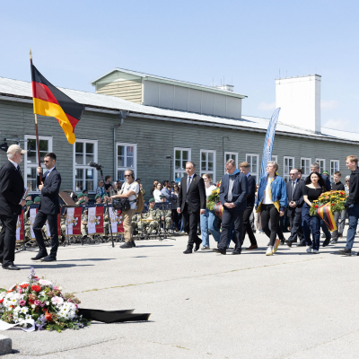 Befreiungsfeier 2025 Kranzniederlegungen © MKÖ/Alissar Najjar