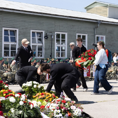 Befreiungsfeier 2025 Kranzniederlegungen © MKÖ/Alissar Najjar