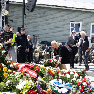 Befreiungsfeier 2025 Kranzniederlegungen © MKÖ/Alissar Najjar