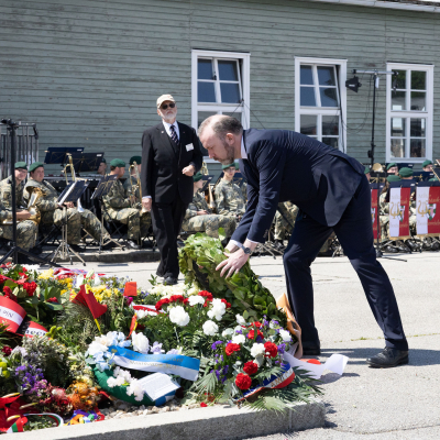 Befreiungsfeier 2025 Kranzniederlegungen © MKÖ/Alissar Najjar