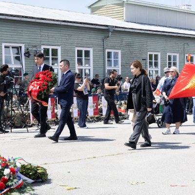 Befreiungsfeier 2025 Kranzniederlegungen © MKÖ/Alissar Najjar