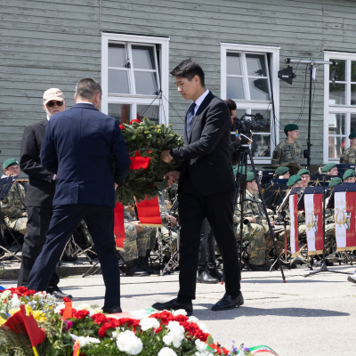 Befreiungsfeier 2025 Kranzniederlegungen © MKÖ/Alissar Najjar