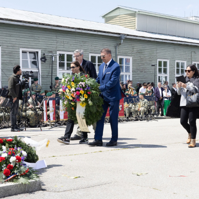 Befreiungsfeier 2025 Kranzniederlegungen © MKÖ/Alissar Najjar