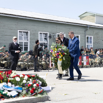 Befreiungsfeier 2025 Kranzniederlegungen © MKÖ/Alissar Najjar