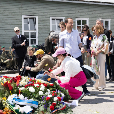 Befreiungsfeier 2025 Kranzniederlegungen © MKÖ/Alissar Najjar