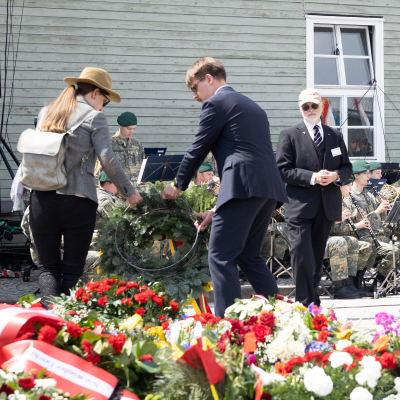 Befreiungsfeier 2025 Kranzniederlegungen © MKÖ/Alissar Najjar