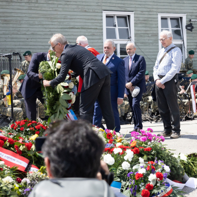 Befreiungsfeier 2025 Kranzniederlegungen © MKÖ/Alissar Najjar
