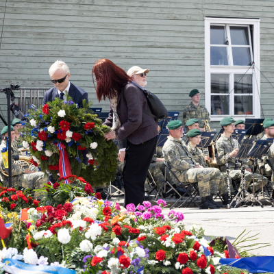 Befreiungsfeier 2025 Kranzniederlegungen © MKÖ/Alissar Najjar