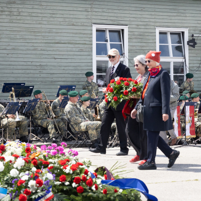 Befreiungsfeier 2025 Kranzniederlegungen © MKÖ/Alissar Najjar