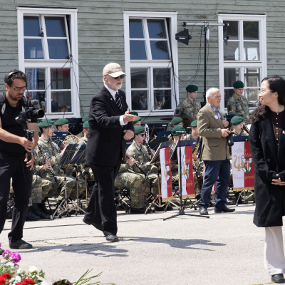 Befreiungsfeier 2025 Kranzniederlegungen © MKÖ/Alissar Najjar