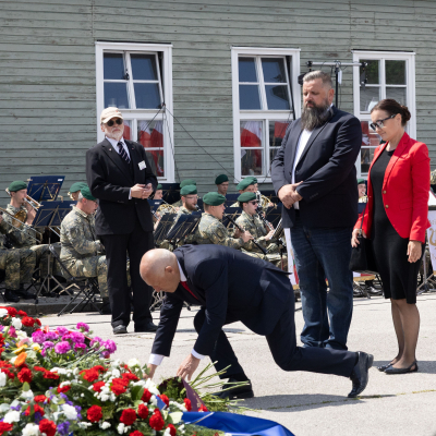 Befreiungsfeier 2025 Kranzniederlegungen © MKÖ/Alissar Najjar