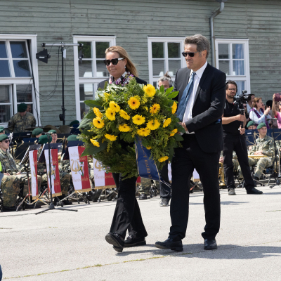 Befreiungsfeier 2025 Kranzniederlegungen © MKÖ/Alissar Najjar
