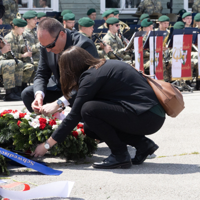 Befreiungsfeier 2025 Kranzniederlegungen © MKÖ/Alissar Najjar