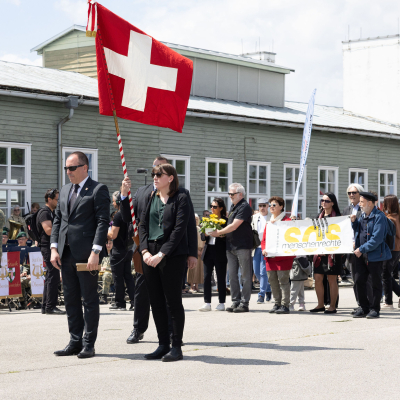 Befreiungsfeier 2025 Kranzniederlegungen © MKÖ/Alissar Najjar