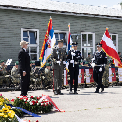 Befreiungsfeier 2025 Kranzniederlegungen © MKÖ/Alissar Najjar