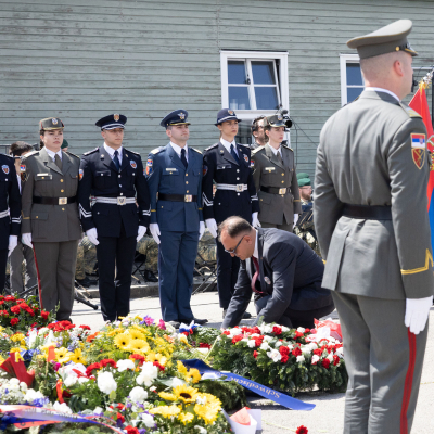 Befreiungsfeier 2025 Kranzniederlegungen © MKÖ/Alissar Najjar