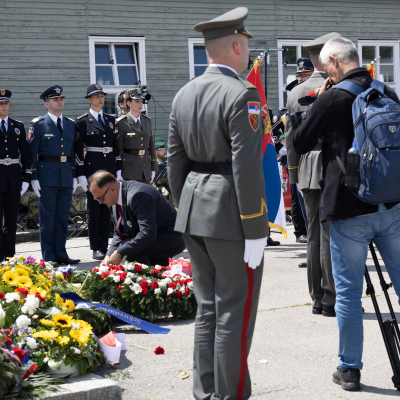 Befreiungsfeier 2025 Kranzniederlegungen © MKÖ/Alissar Najjar