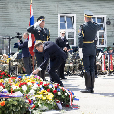 Befreiungsfeier 2025 Kranzniederlegungen © MKÖ/Alissar Najjar