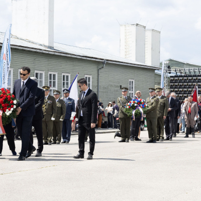 Befreiungsfeier 2025 Kranzniederlegungen © MKÖ/Alissar Najjar