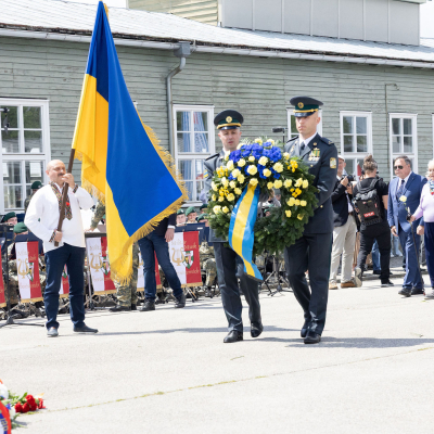 Befreiungsfeier 2025 Kranzniederlegungen © MKÖ/Alissar Najjar