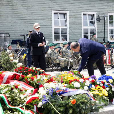 Befreiungsfeier 2025 Kranzniederlegungen © MKÖ/Alissar Najjar