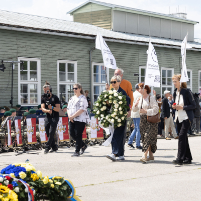 Befreiungsfeier 2025 Kranzniederlegungen © MKÖ/Alissar Najjar