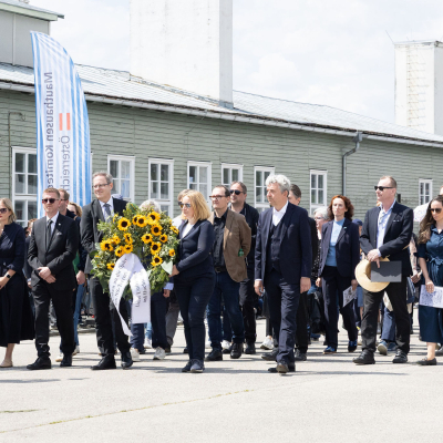 Befreiungsfeier 2025 Kranzniederlegungen © MKÖ/Alissar Najjar