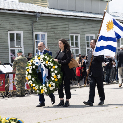 Befreiungsfeier 2025 Kranzniederlegungen © MKÖ/Alissar Najjar