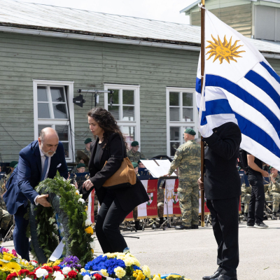 Befreiungsfeier 2025 Kranzniederlegungen © MKÖ/Alissar Najjar