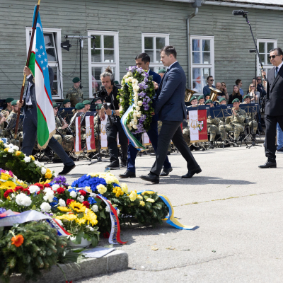 Befreiungsfeier 2025 Kranzniederlegungen © MKÖ/Alissar Najjar