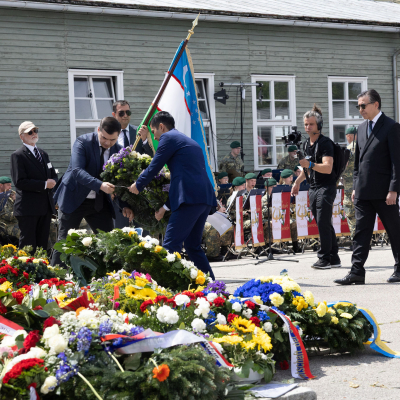 Befreiungsfeier 2025 Kranzniederlegungen © MKÖ/Alissar Najjar